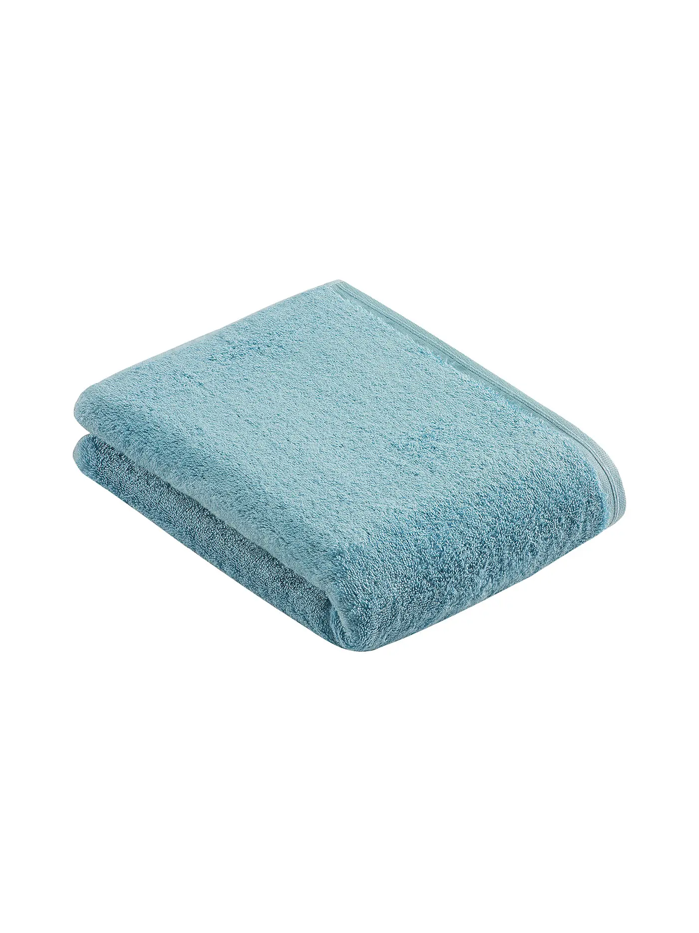 VOSSEN | Duschtuch VEGAN LIFE 67x140cm Marine Blau | mint